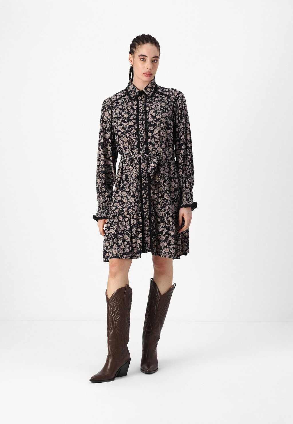 

Платье-рубашка YASTILERA SHIRT DRESS YAS, черный