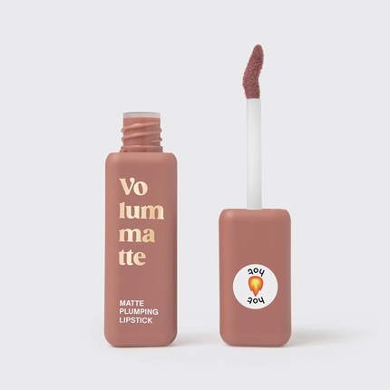 Стойкая матовая жидкая помада для губ Plumping Matte Liquid Lip Color 02 Nu Desir Vivienne Sabo — фото 2