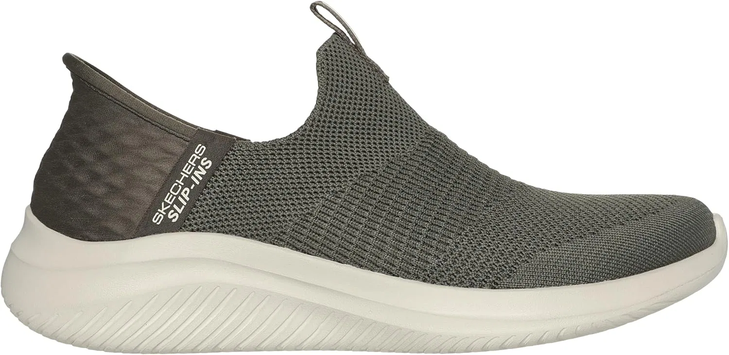 Мужские кроссовки Skechers Gowalk Arch Fit, спортивные слипоны, повседневные лоферы для походов, беговые кроссовки, оливковый — фото 4