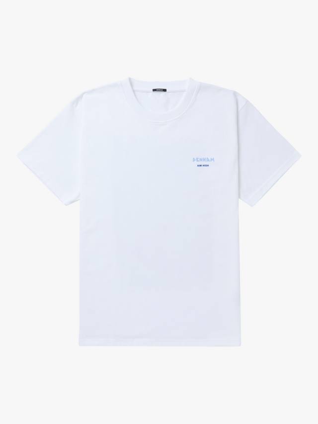 

Хлопковая футболка с коротким рукавом Regular Fit в стиле художника DENHAM, White