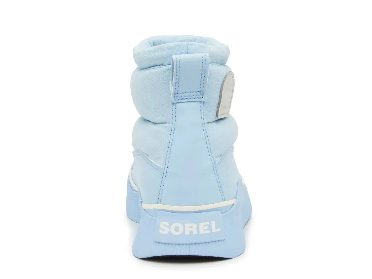 Ботинки зимние женские SOREL Ona IV стеганые на шнурке, светло-голубой — фото 4