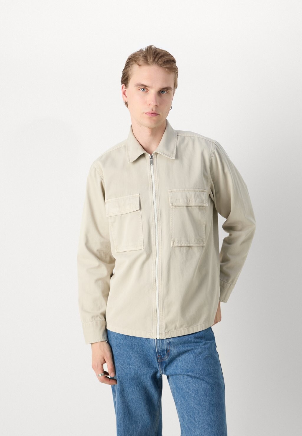 

Летняя куртка Lovel Zip BOSS, бежевый