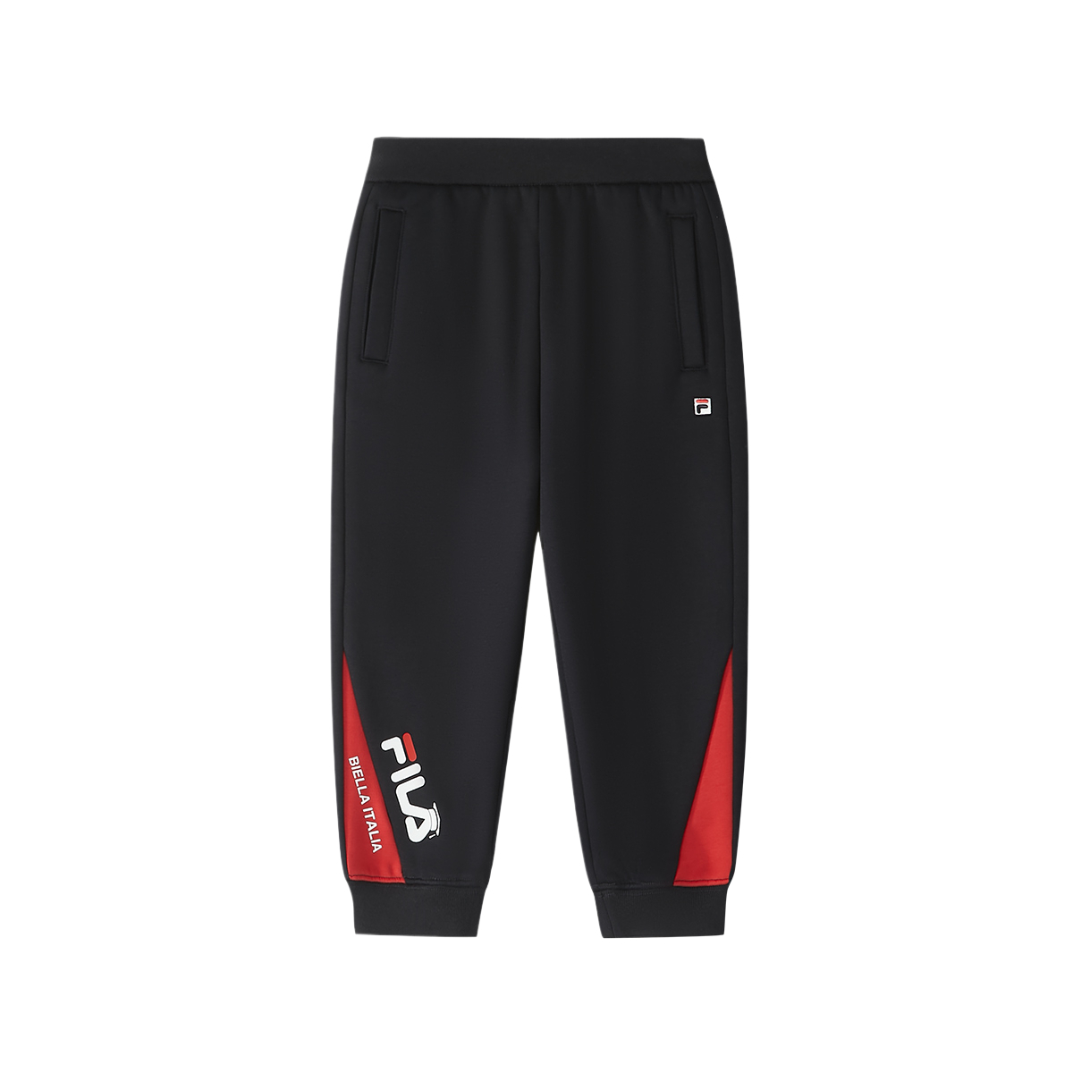 Детские вязаные спортивные штаны для детей 3-7 лет classic lifestyle FILA KIDS, синий