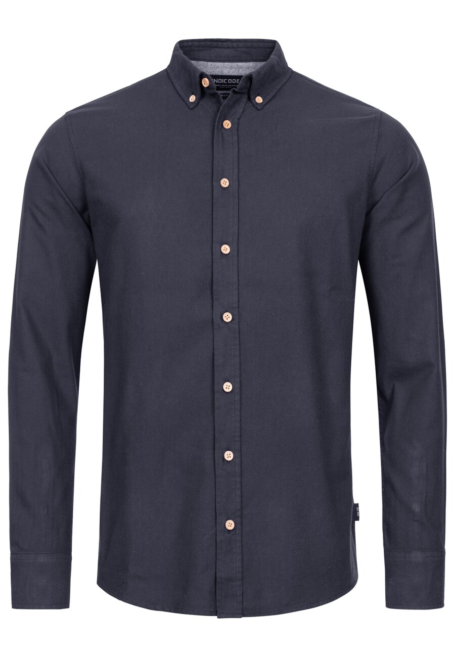 

Рубашка на пуговицах классического кроя INDICODE JEANS Riverside, черный