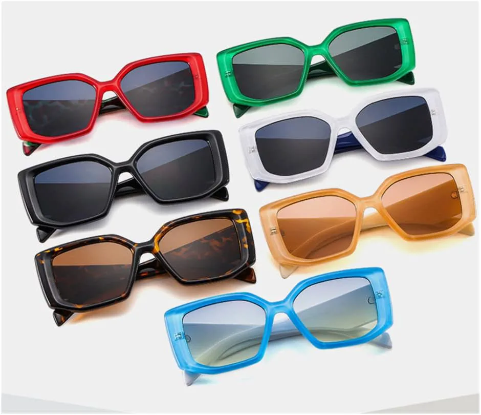 

Женские панк-солнцезащитные очки для женщин и мужчин, градиентные солнцезащитные очки, женские очки с защитой от УФ-излучения UV400 LANGSER, C4green-g15lens