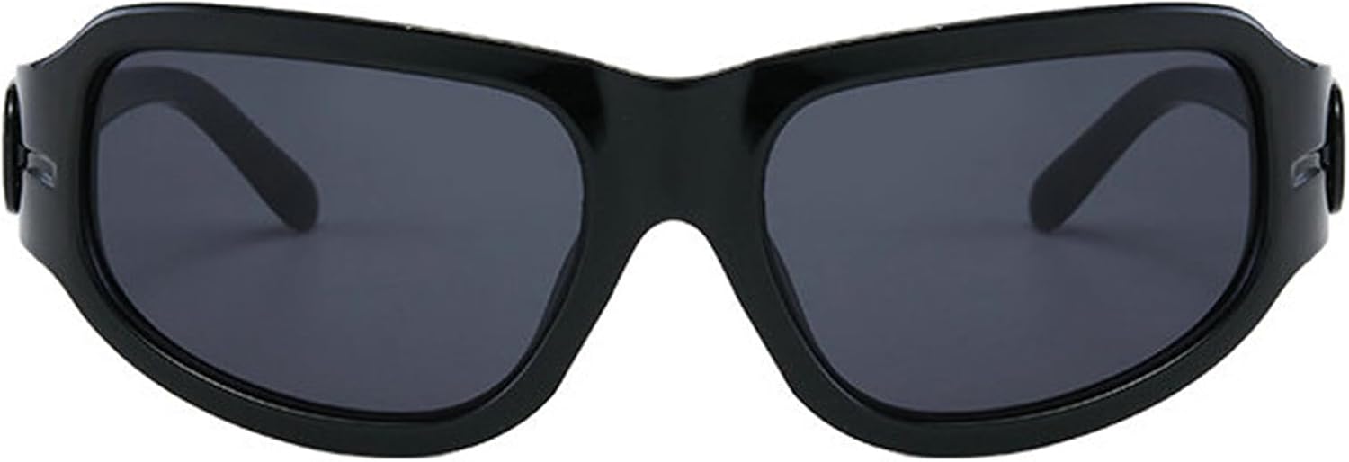 

Солнцезащитные очки Willochra с обтекаемой формой для женщин и мужчин, модные футуристические очки в стиле Y2k, защитные очки с плоской верхней частью, стильные очки-маска, C1