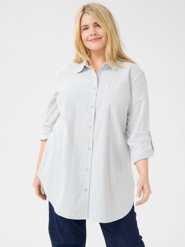 

Туника в полоску Nana KAFFE Curve, Blue/Multi