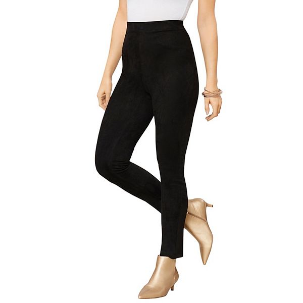 

Женские леггинсы из искусственной замши plus size Roaman'S, Black
