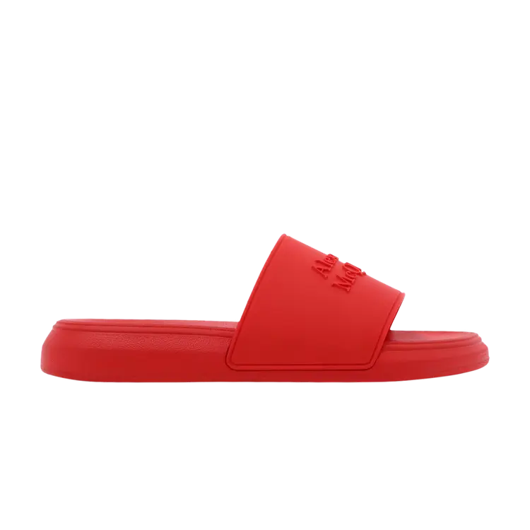 

Кроссовки Alexander McQueen Pool Slide, красный