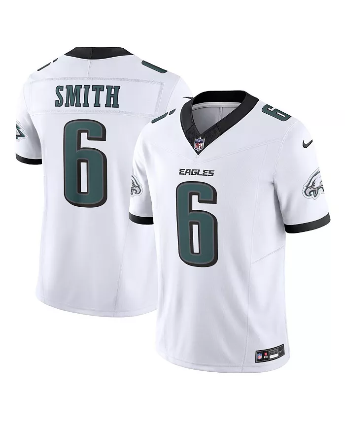 

Мужская лимитированная джерси Philadelphia Eagles Vapor F.U.S.E. DeVonta Smith Kelly Nike, белый