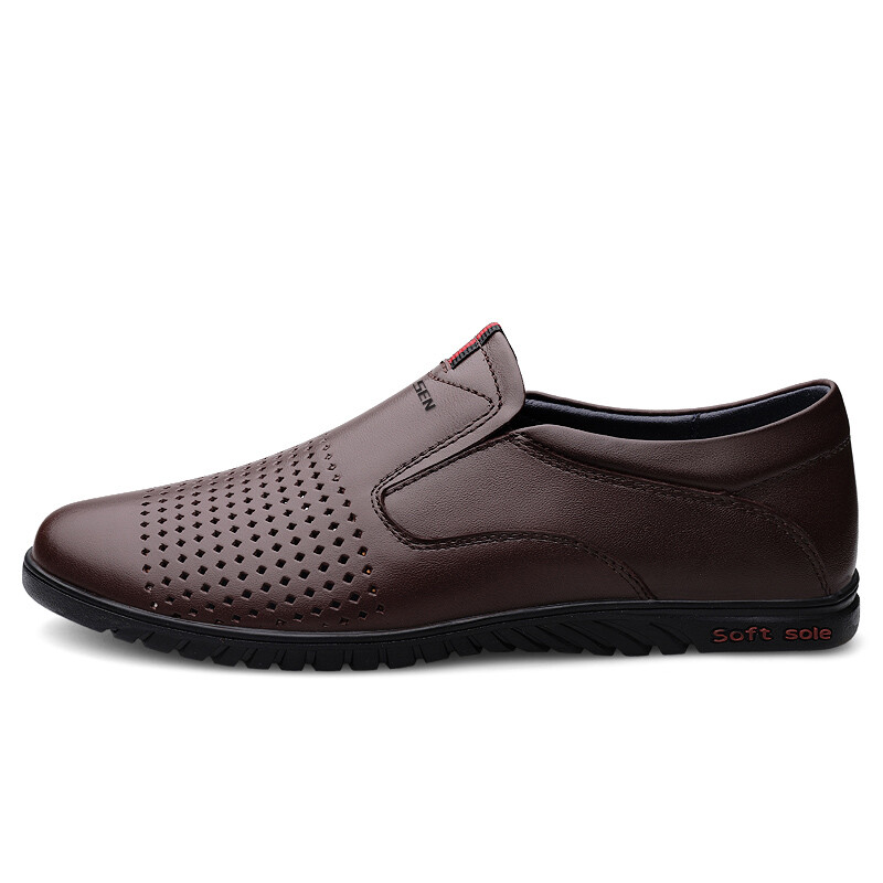 

Туфли Men"s Casual Men Low-Top Brown Aipsen