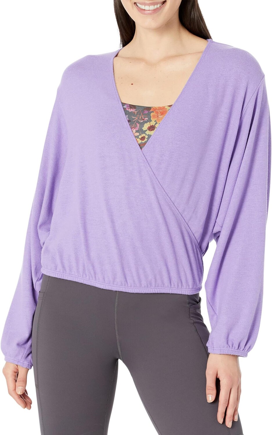 

Пуловер Beyond Yoga Wrapped Up Pullover, цвет Light Amethyst