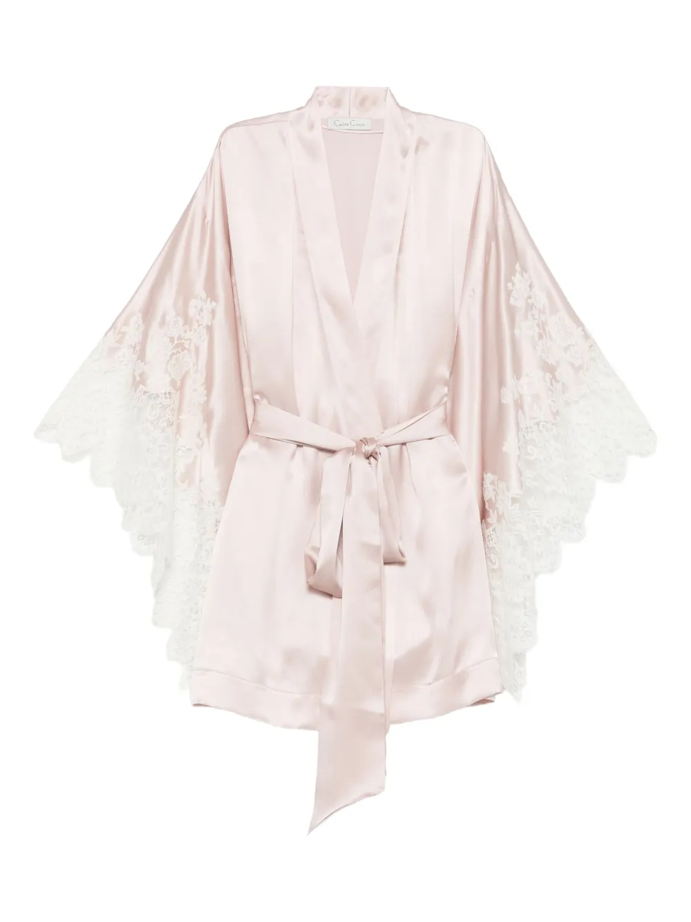

Халат, Веревка с кружевом Carine Gilson, розовый