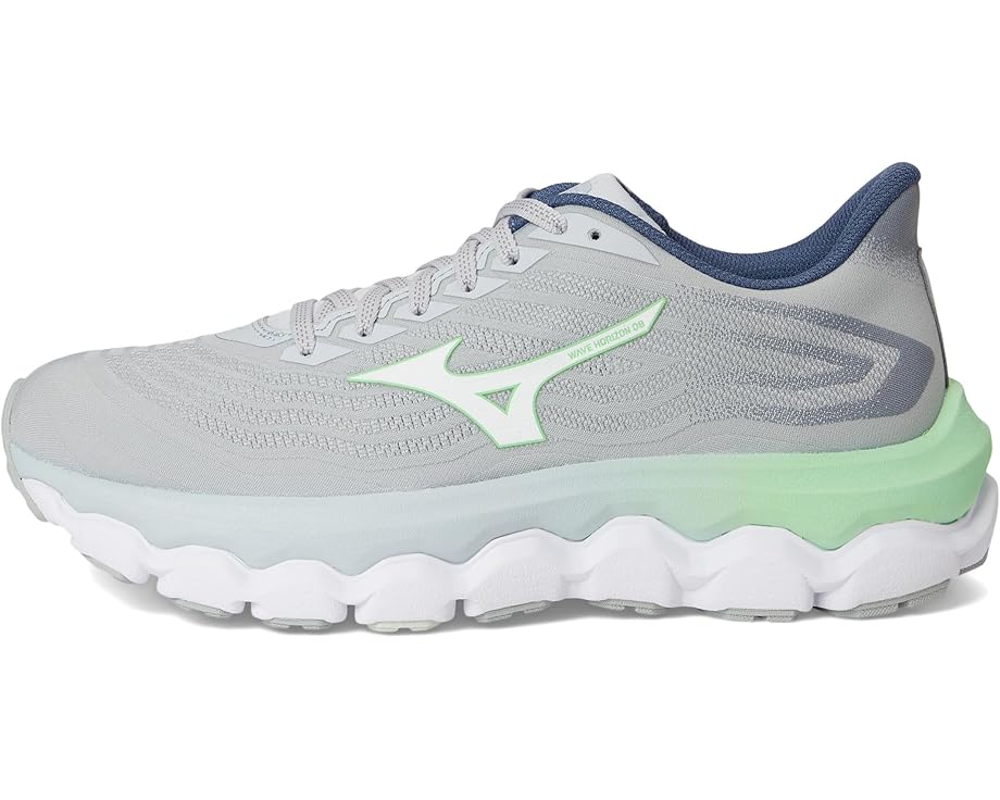 Кроссовки Mizuno Wave Horizon 8, цвет Pearl Blue/White — фото 4