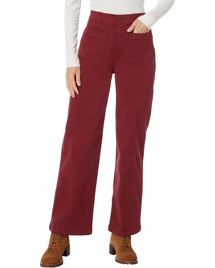 

Брюки Madewell Patch Pocket Emmett Winnitex Twill, цвет Claret