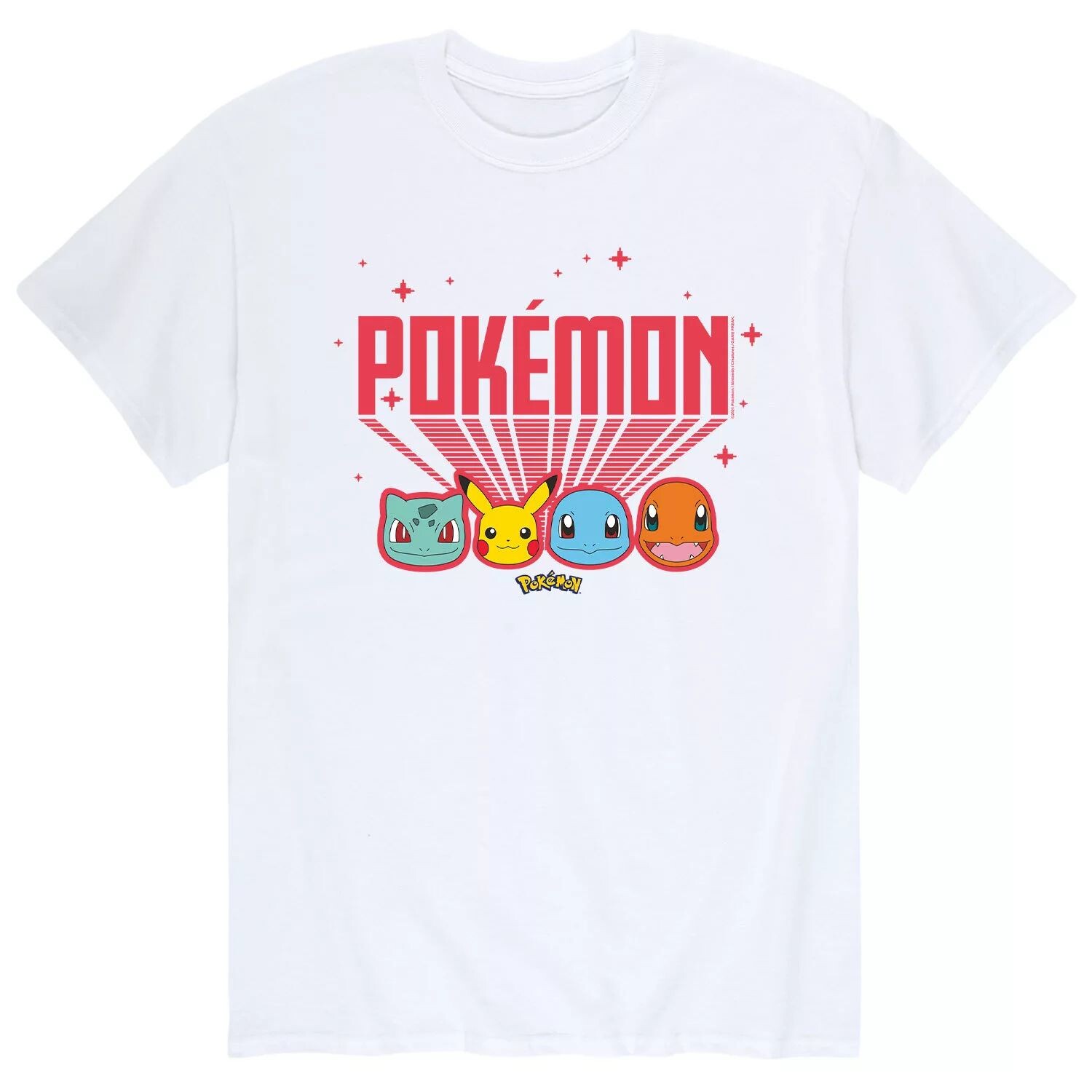 

Мужская футболка Pokémon Retro в стиле ретро Licensed Character