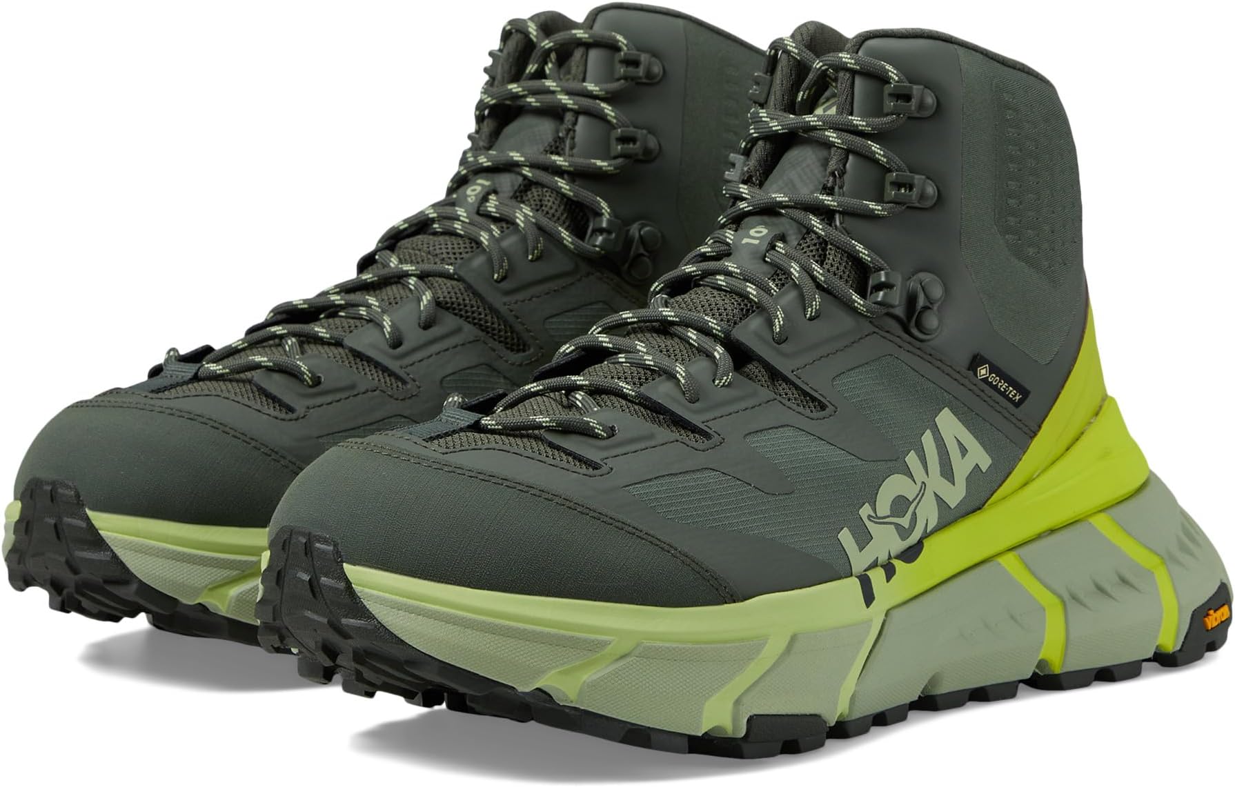 

Ботинки Hoka Tennine Hike GORE-TEX, цвет Thyme/Evening Primrose