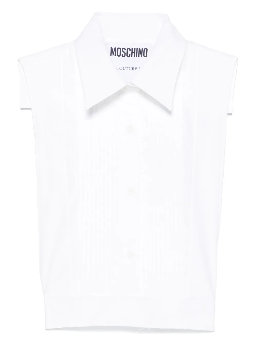 

Топ Cut-out top Moschino, белый