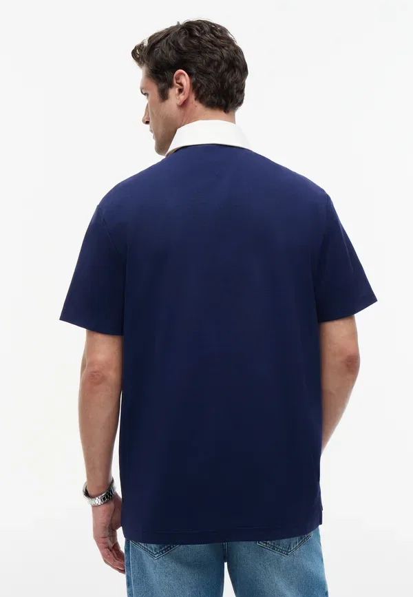 Поло Tommy Hilfiger Classic Fit Rugby Athleisure Sail Pack, угольно-синий — фото 3