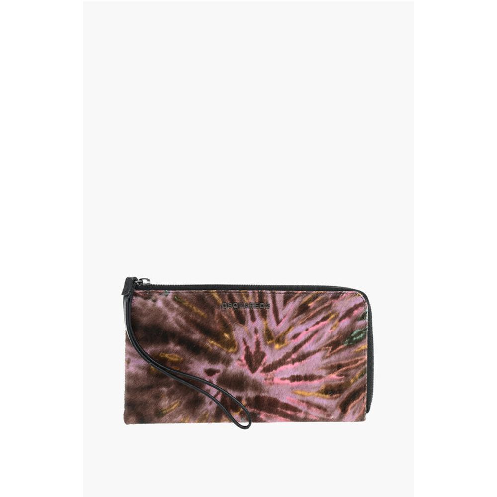 

Кошелек с принтом «Tie Dye Pony Hair» Dsquared2, Multicolor
