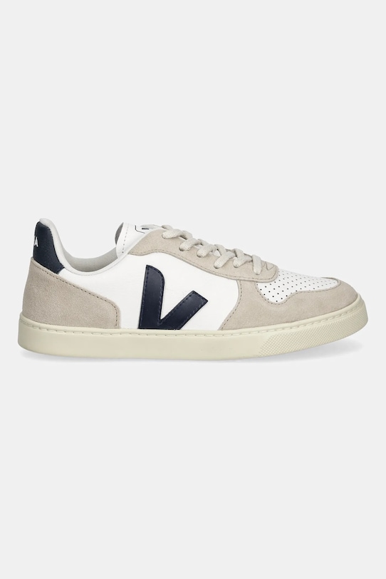 Маленькие кожаные кроссовки V-10 Laces Veja, бежевый — фото 2