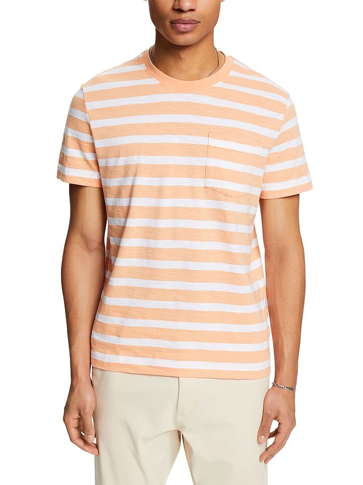 

Футболка ESPRIT, цвет orange/weiß