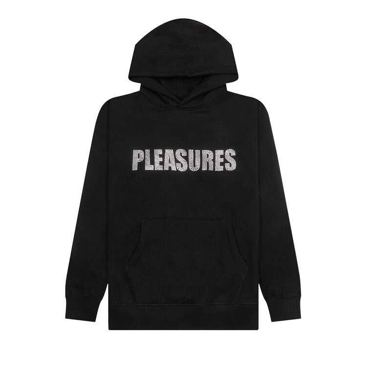 

Худи Pleasures Rhinestone Impact Hoodie, черный