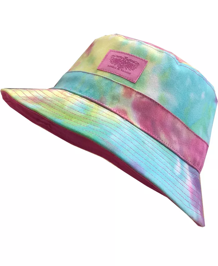 

Унисекс реверсивная бейсболка Tie Dye с двусторонним ношением Angela & William, мультиколор