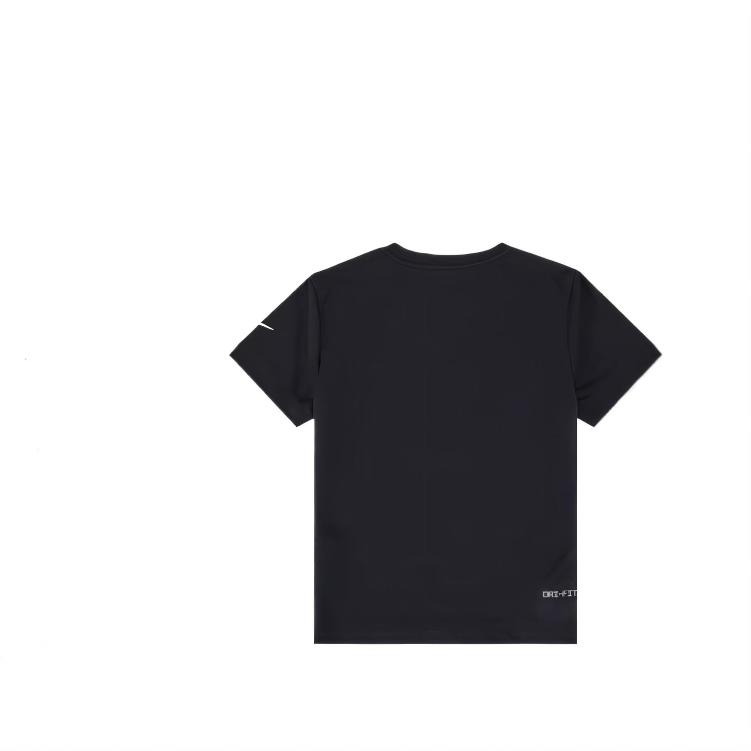 Nike Футболка dri fit черная для детей 3-7 лет — фото 3