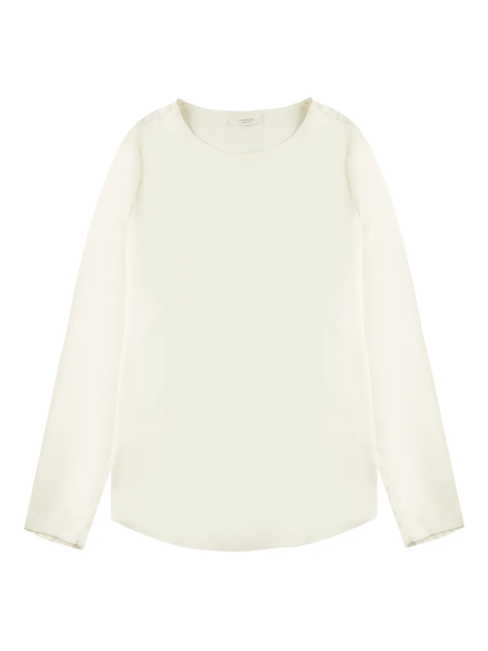 

Атласная блузка из коллаборации с Glanshirt Slowear, нейтральный