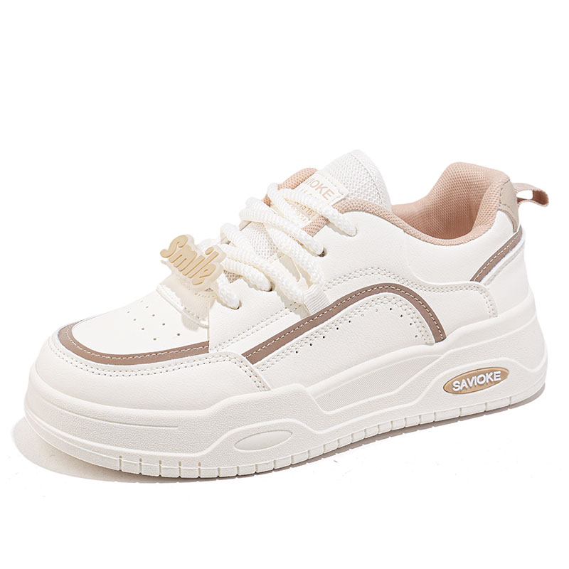 

Низкие кроссовки для скейтбординга для подростков FIRS Kids, бежевый/хаки