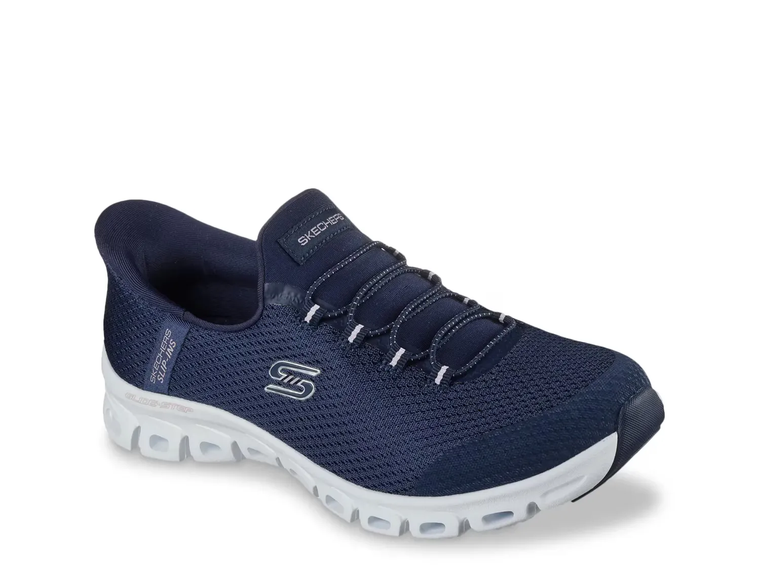Беспроводные кроссовки с легкой подошвой - женские Skechers, Navy