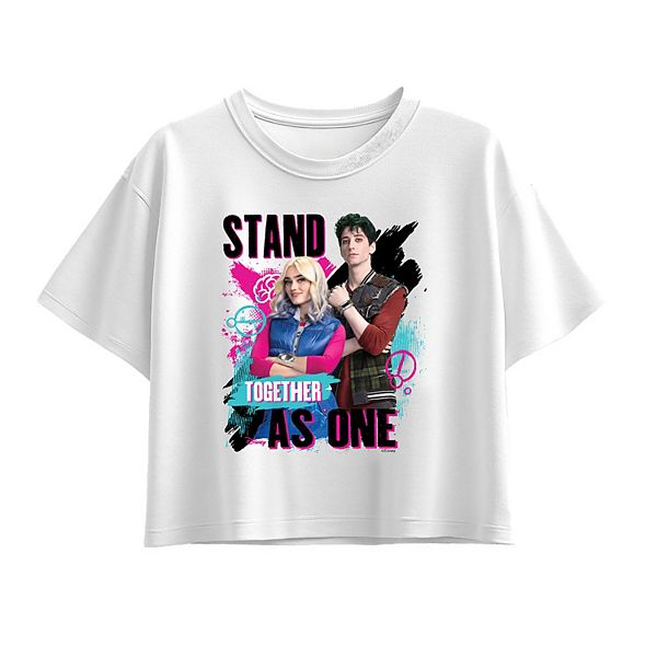 

Футболка Boxy с принтом Zombies 4 Stand Together As One для девочек 7-16 лет Disney, White