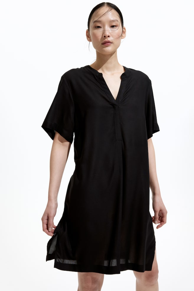 

Платье-Туника из вискозы H&M, черный