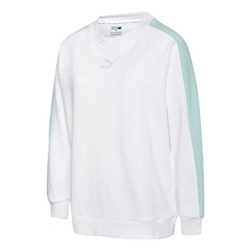 

Толстовка classics crewneck sweatshirt white Puma, белый