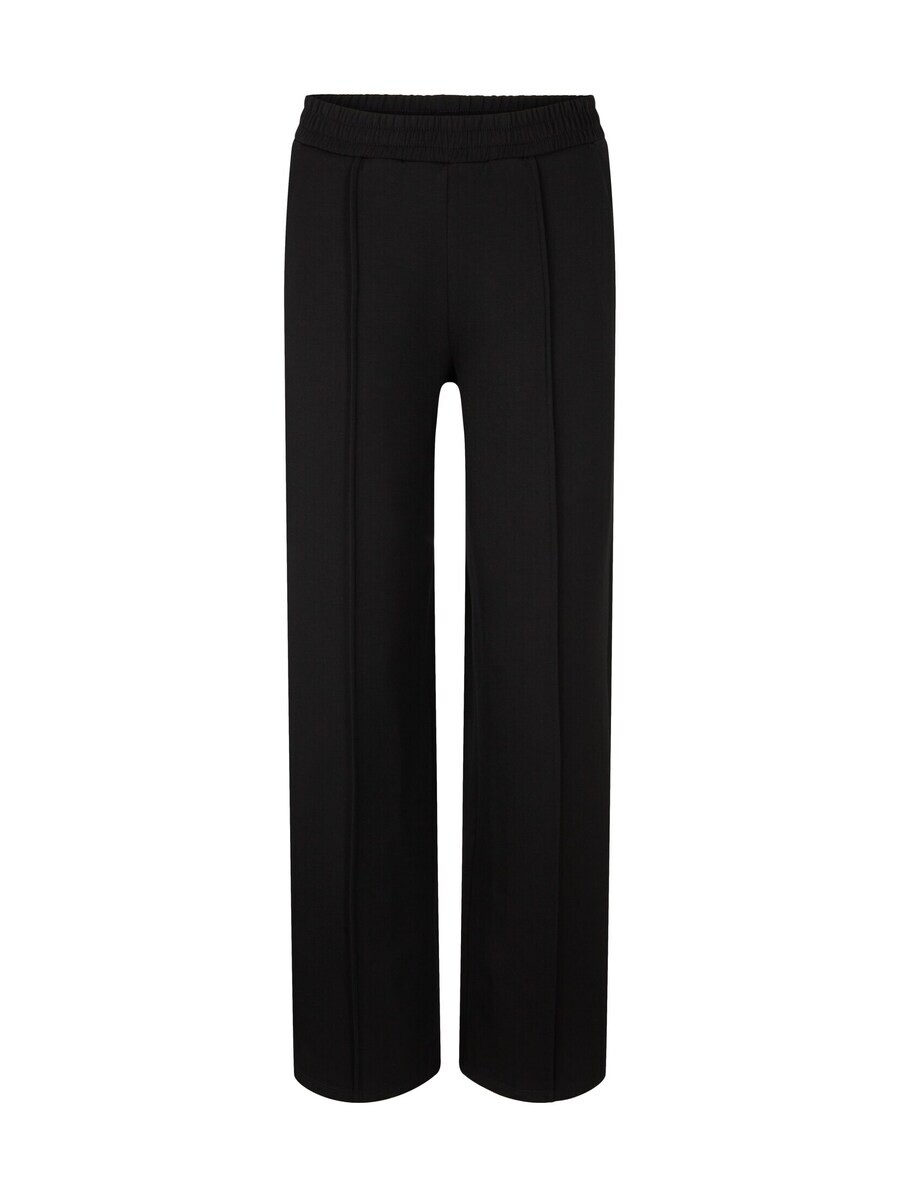 

Брюки TOM TAILOR DENIM Loose fit Pleated Pants, черный
