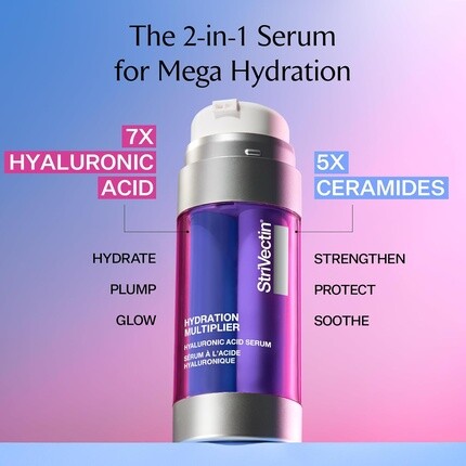 Сыворотка StriVectin — Multi Action Hydration Multiplier с гиалуроновой кислотой, керамидами и пептидами для — фото 3
