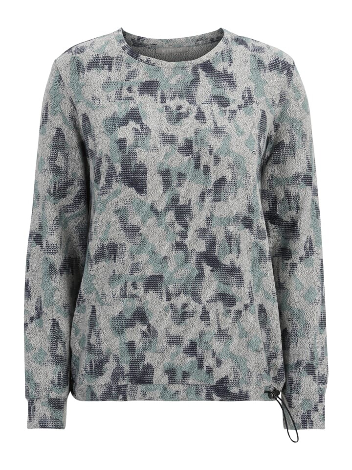 

Футболка BETTY & CO Casual-Shirt mit Tunnelzug, цвет Mint/Dark Blue