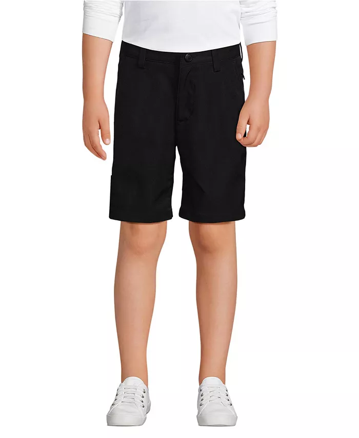 

Шорты-чинос для активного отдыха Big Boys Top of Knee Lands' End, черный
