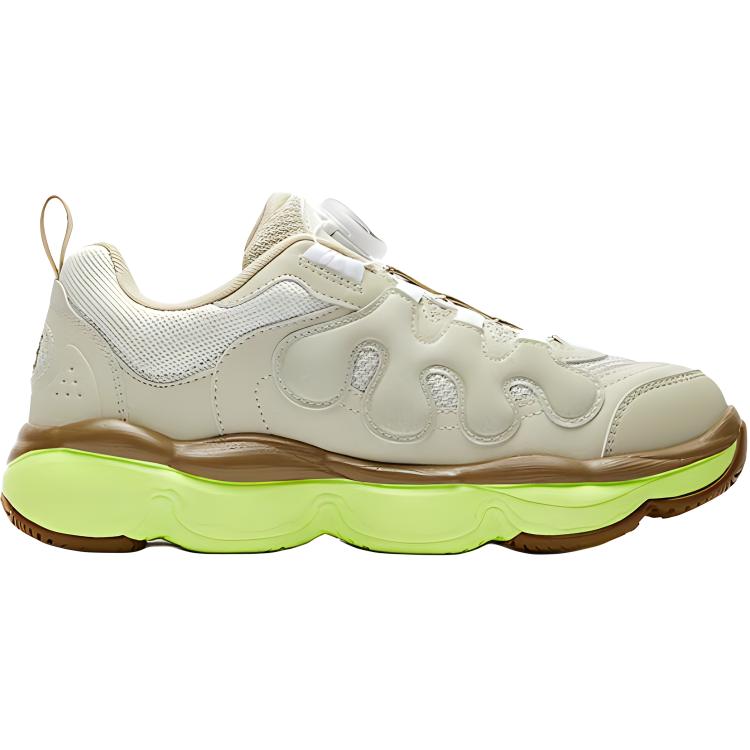 FILA KIDS Детские баскетбольные кроссовки низкие BOA устойчивые к истиранию Rebound цвет gloomy cloud gray birch silver — фото 3