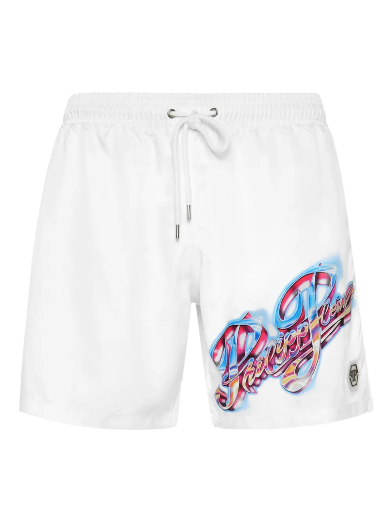 

Philipp Plein плавки-шорты Boxer, белый