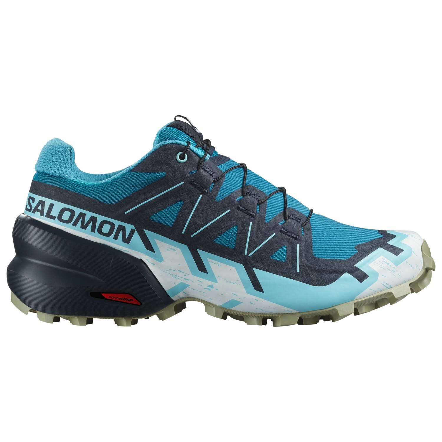 

Кроссовки для бега по пересеченной местности Salomon Women's Speedcross 6, цвет Tahitian Tide/Carbon/Tea