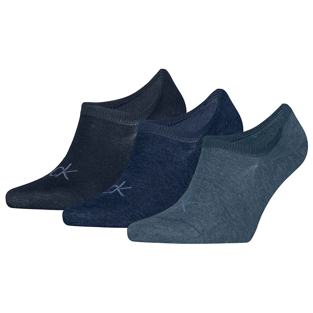 

Носки 3 шт Calvin Klein 701236412 no show, синий