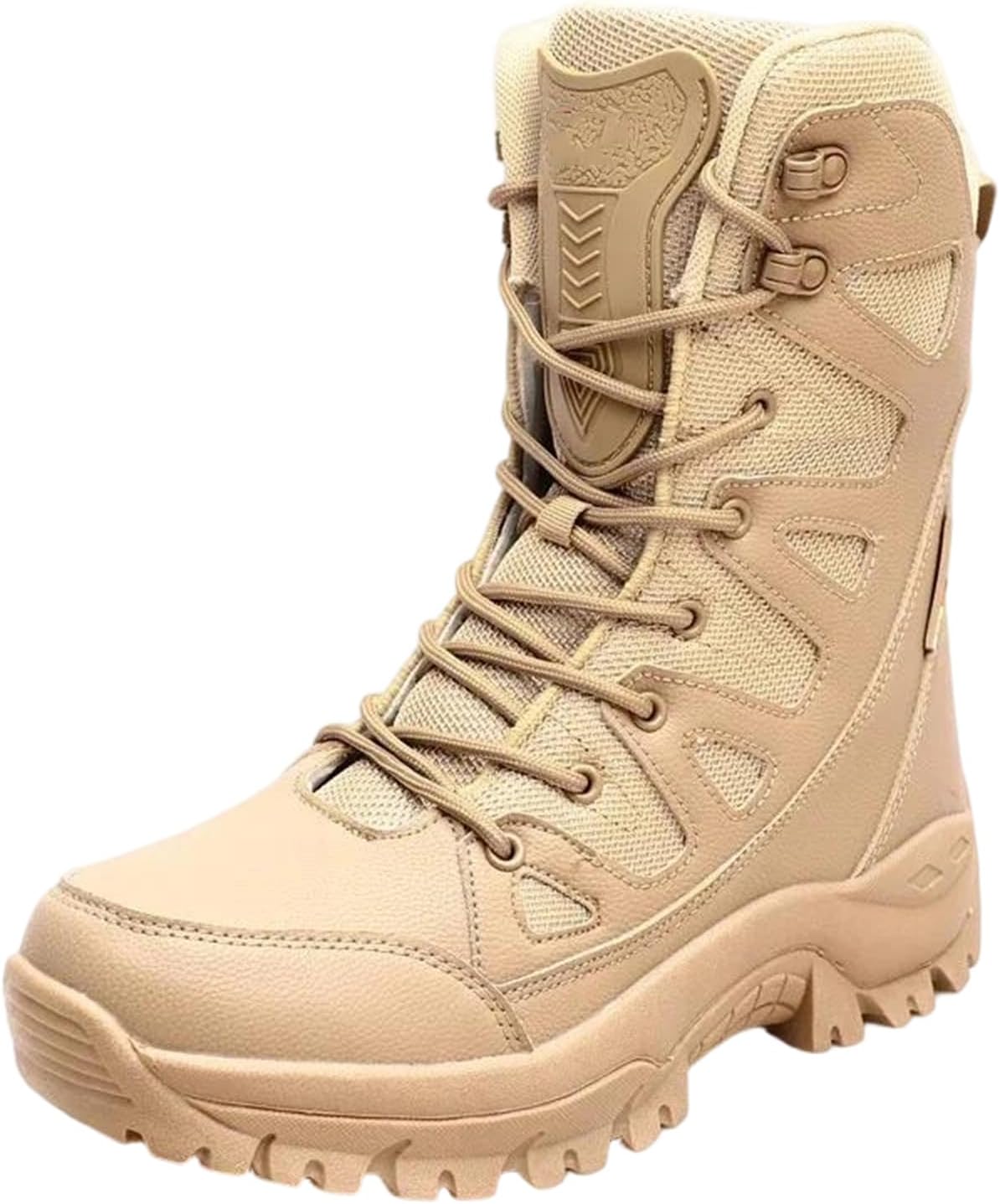 

Мужские зимние ботинки Alloaone с шнуровкой, водонепроницаемые, теплые, для снега, удобные для работы, походов и активного отдыха, дышащие с поддержкой стопы, коричневый