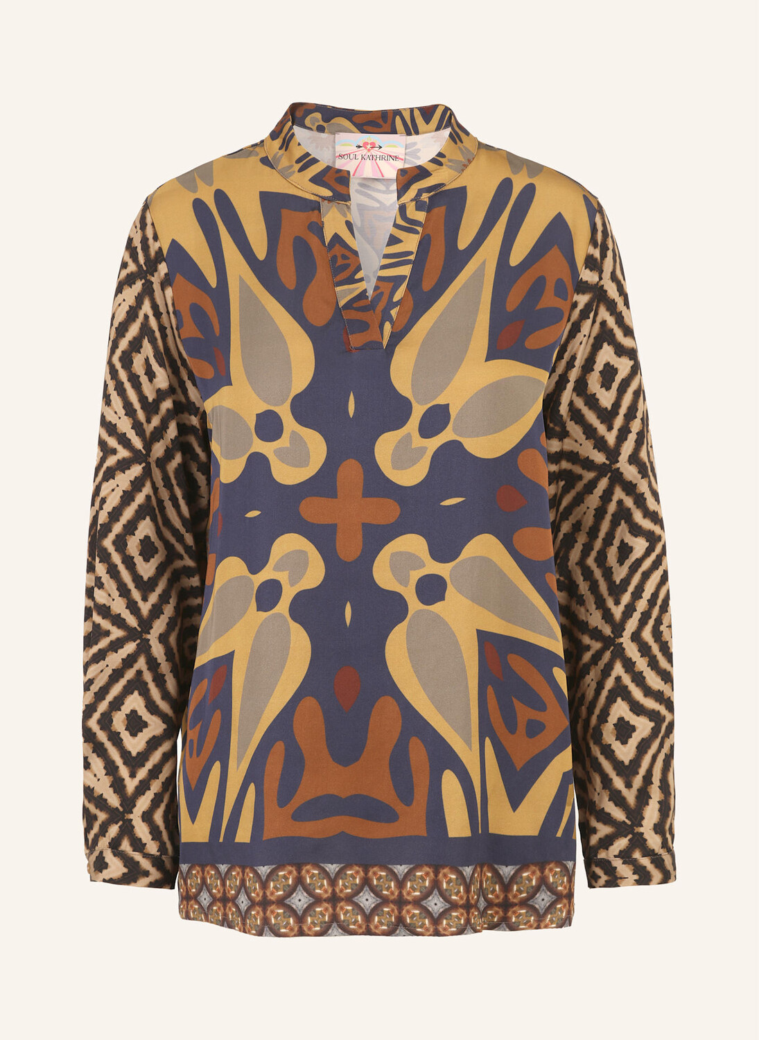 

Блузка-рубашка ava tunic SOUL KATHRINE, коричневый