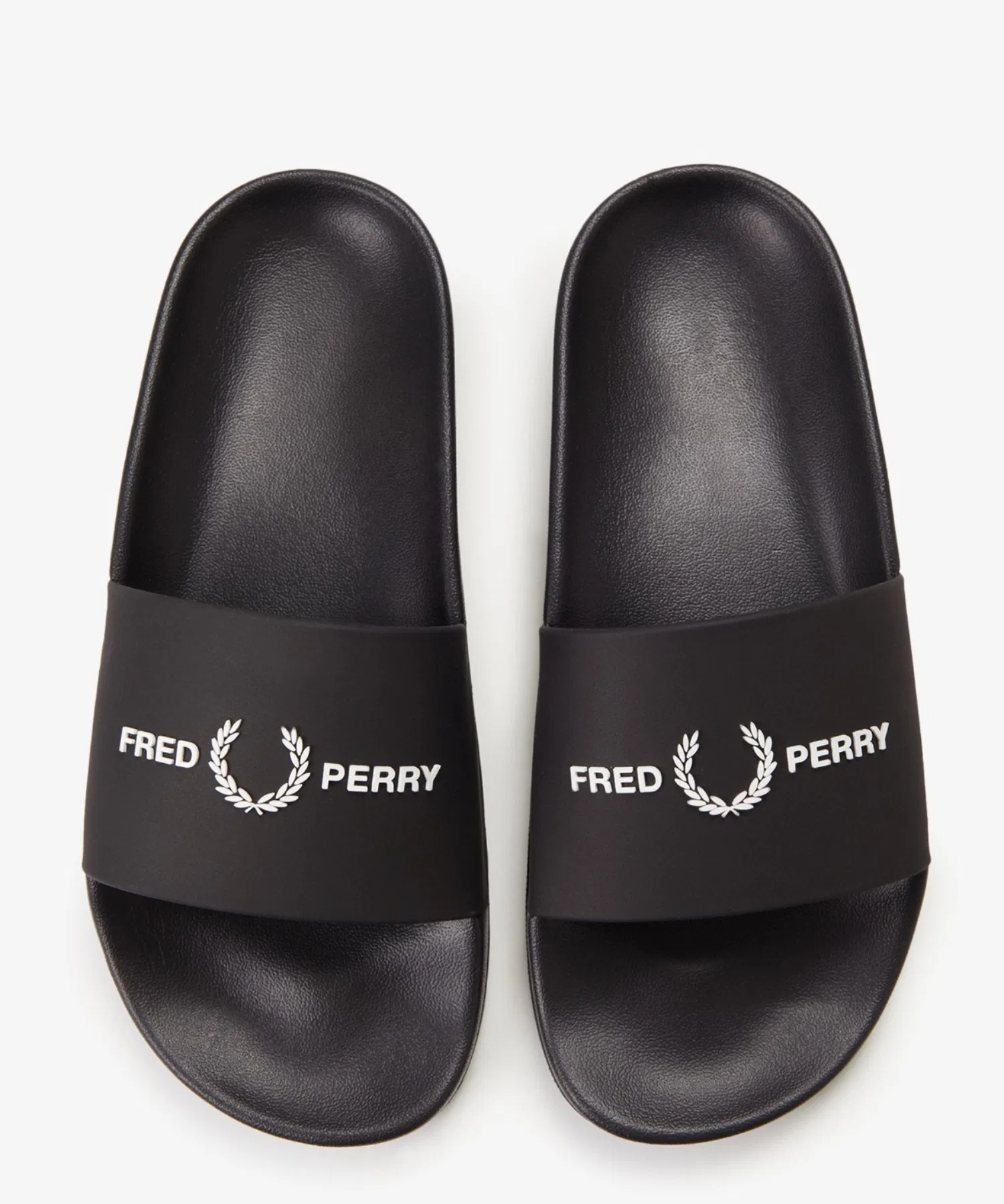 Унисекс сандалии с логотипом FRED PERRY чёрные