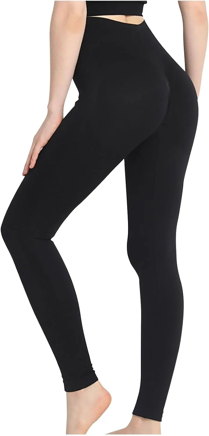 

Женские бесшовные леггинсы High Waisted Scrunch Butt для йоги и тренировок OSFVNOXV