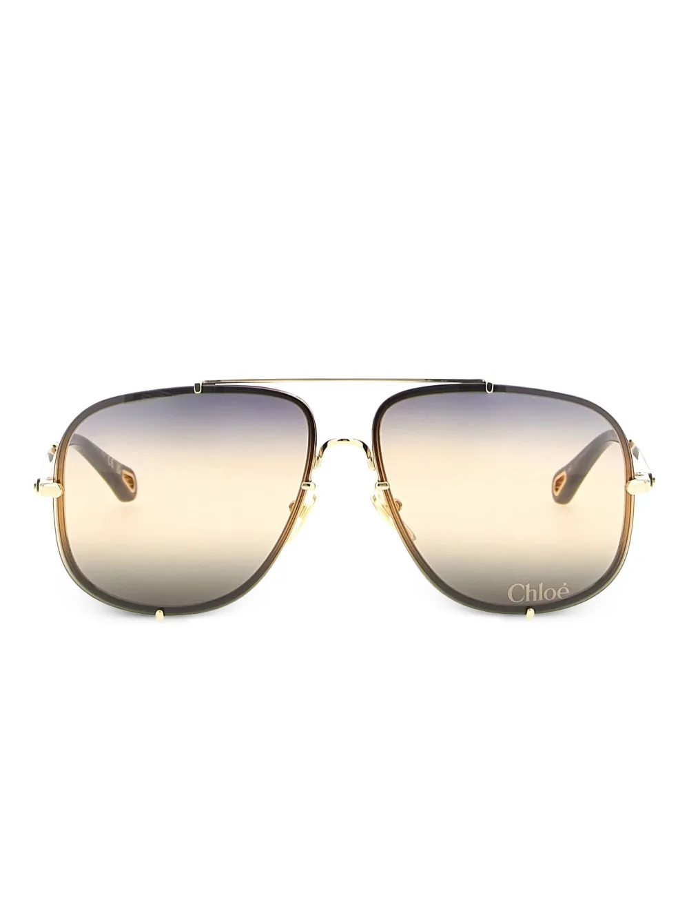 

Солнцезащитные очки-пилоты CHLOÉ, золотой