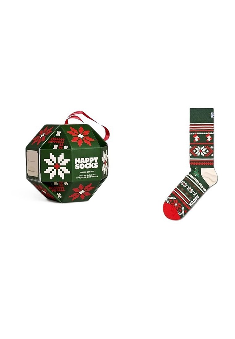 

Носки 1-PACK SNOWFLAKE SET Happy Socks, зеленый