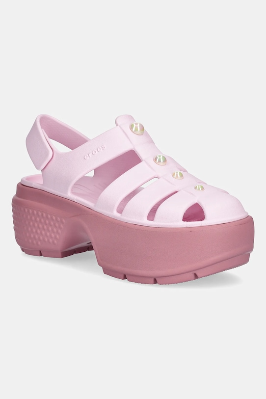 Сандалии Stomp Fisherman Pearl Crocs, розовый